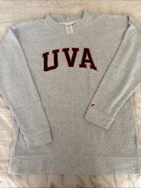 UVA Women's Gray Crewneck Sweatshirt
